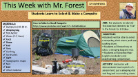 ThisweekwithMrForest 12.04.2021 Packing Your Backpack
