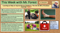 ThisweekwithMrForest 15.03.2021 FirstAid2