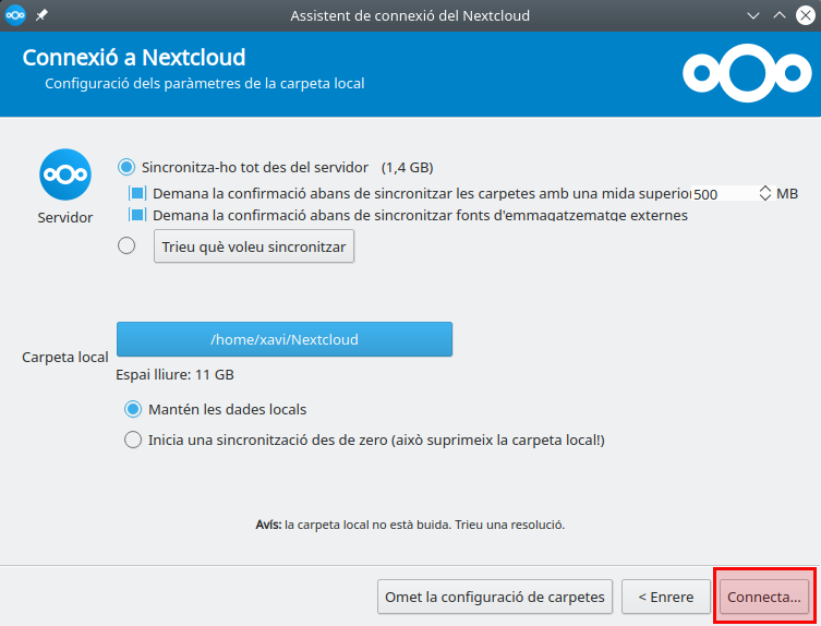 AFA Nextcloud 01h Config Params Locals Natura